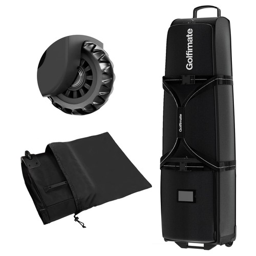 Golf travel bag with - with, wheels