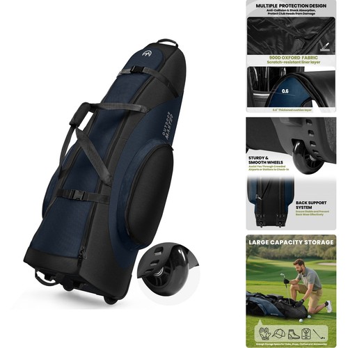 Outdoormaster golf travel bag - golf,